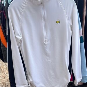 Masters Golf White Quarter-Zip Pullover